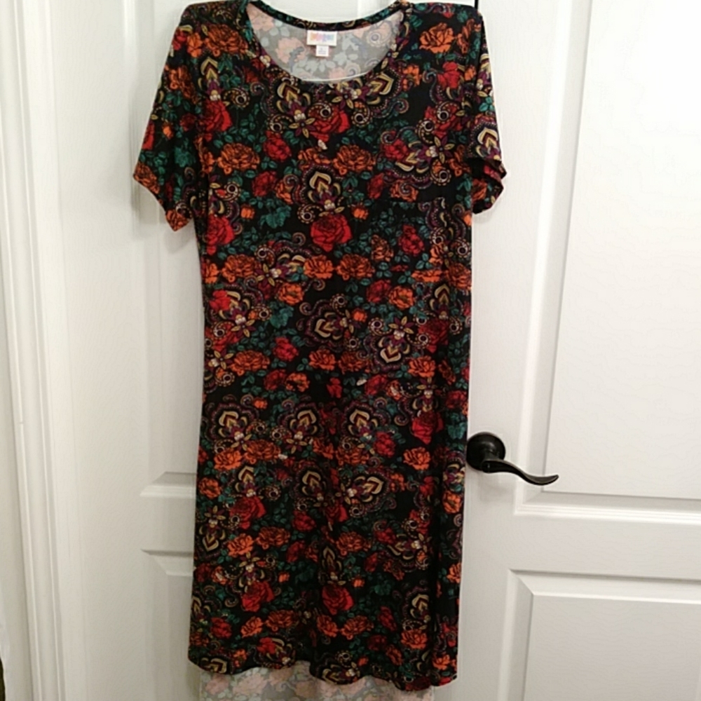 Lularoe Carly roses legging material